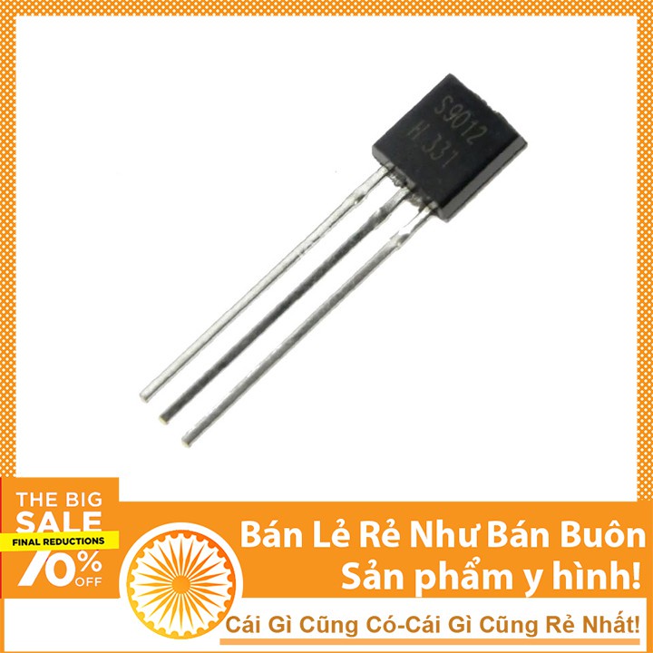 Linh Kiện Transistor C9012 TO-92 35V 0.1A PNP - Linh Kiện TuHu