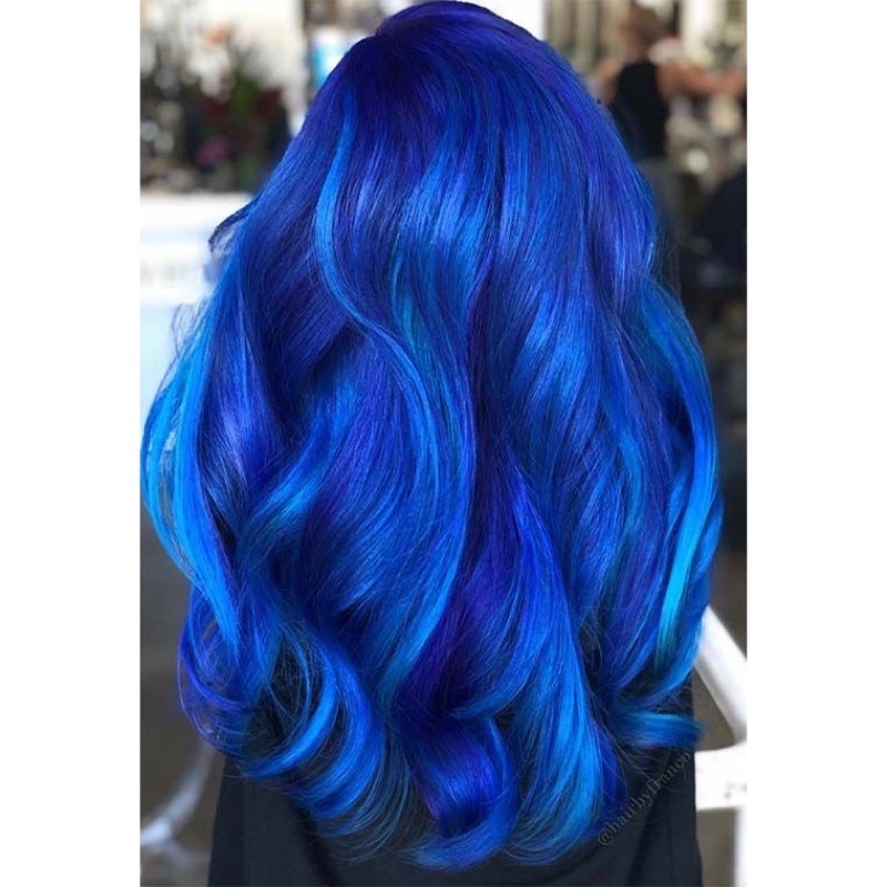 Thuốc nhuộm tóc phủ bóng 5D xanh dương 450ml