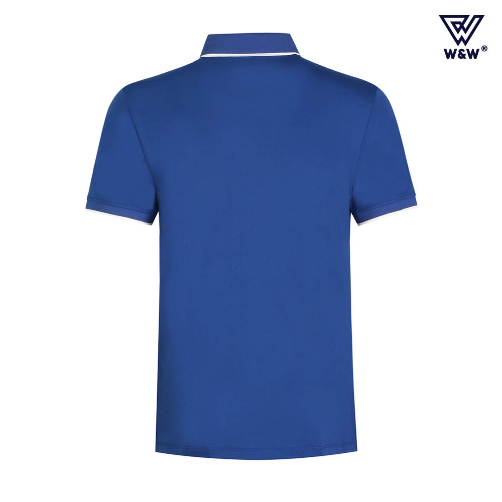 Áo Polo Nam Cổ Bẻ W&amp;W Dáng Slim Fit Tay Ngắn Phối Viền Nổi Bật, Chất Liệu Thun Thoáng Mát, Thấm Hút Cao Cấp WPO56R
