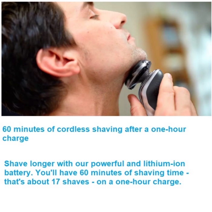 Máy cạo râu khô và ướt cao cấp thương hiệu Philips Norelco S5940/88 - Bảo Hành 2 Năm Chính Hãng