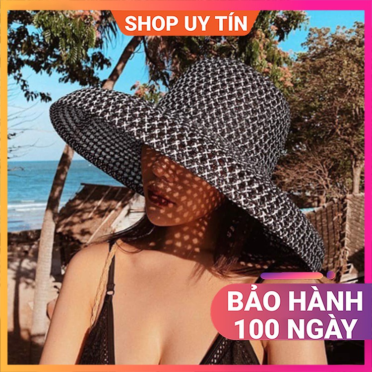 Mũ Đi Biển - Nón Cói Rộng Vành Vintage Cao Cấp Nữ Đẹp