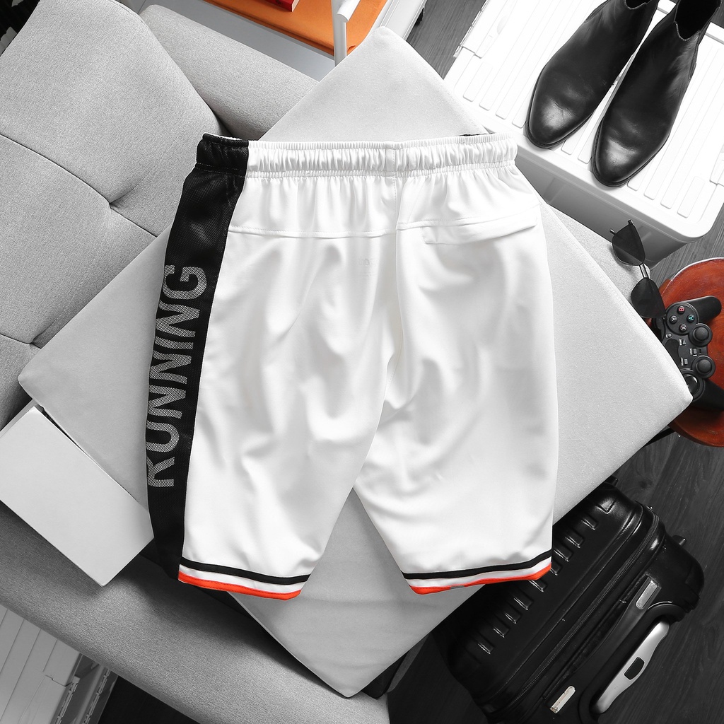 Quần short thun nam thời trang bigsize  - Runnning cam