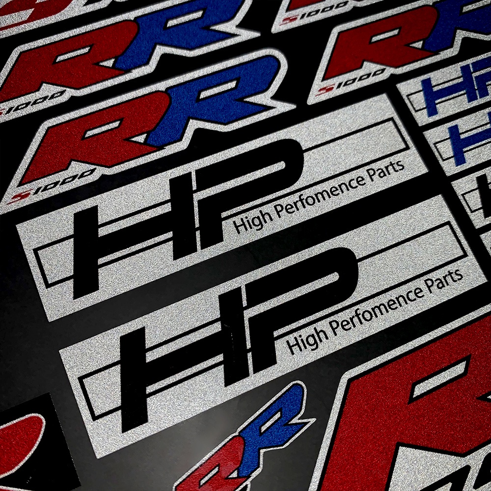 1 Miếng Dán Phản Quang Chống Thấm Nước Trang Trí Xe Mô Tô BMW S1000RR