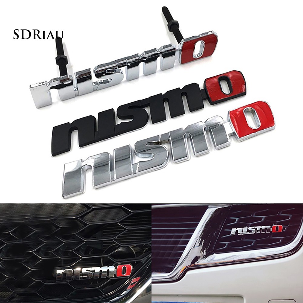 Fashion Nismo 3D Metal Reload Car Emblem Sticker DIY Vehicle Decoration Decal