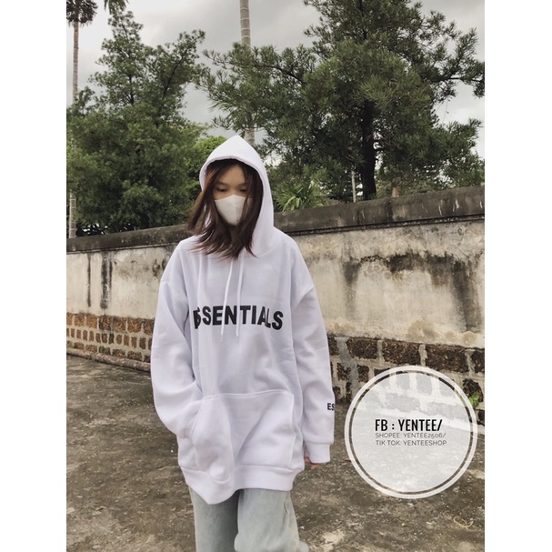 Áo hoodie Essentiall chữ ngực ( ảnh thật ) | BigBuy360 - bigbuy360.vn