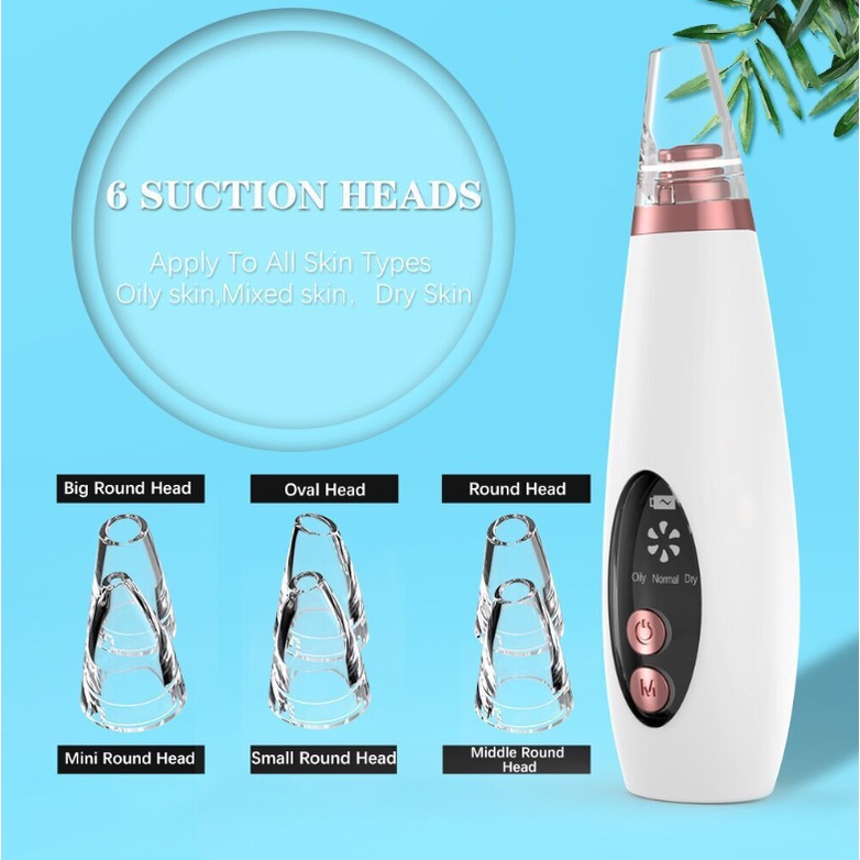 Máy hút mụn cầm tay dụng cụ làm sạch lỗ chân lông giúp hút mụn cám mụn đầu đen cao cấp mẫu mới 2022