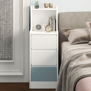 Tủ đầu giường đơn giản hiện đại mini nhỏ siêu hẹp phòng ngủ dài