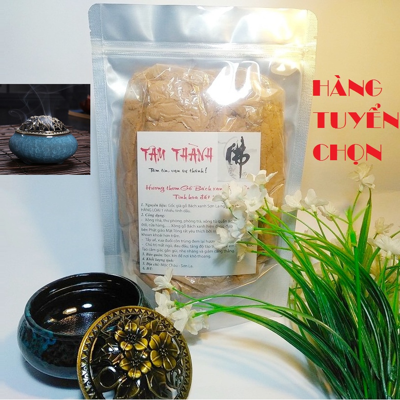 (CHUẨN_XỊN_THƠM NỨC) 1 Kg Bột gỗ Bách_xanh, Gỗ Bách_xanh, Bột gỗ_thơm, Xông_trầm