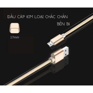 Cáp Sạc Nhanh Bọc Dù Cho IPhone 6/7/8/X/Xs Max/11