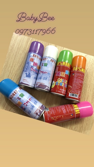 Bình Xịt Dây Nhiều Màu