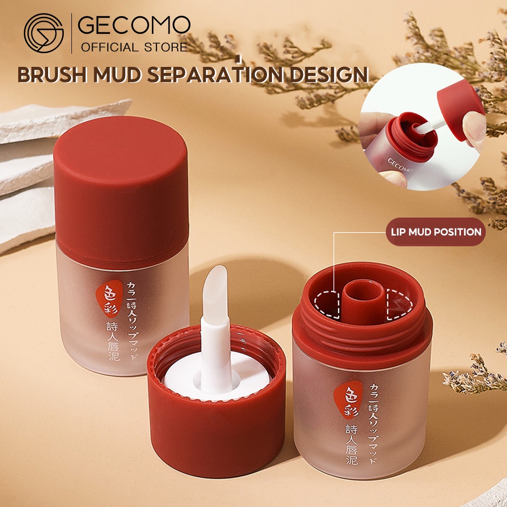 Son sáp GECOMO tông lì mượt môi chống nước cao cấp