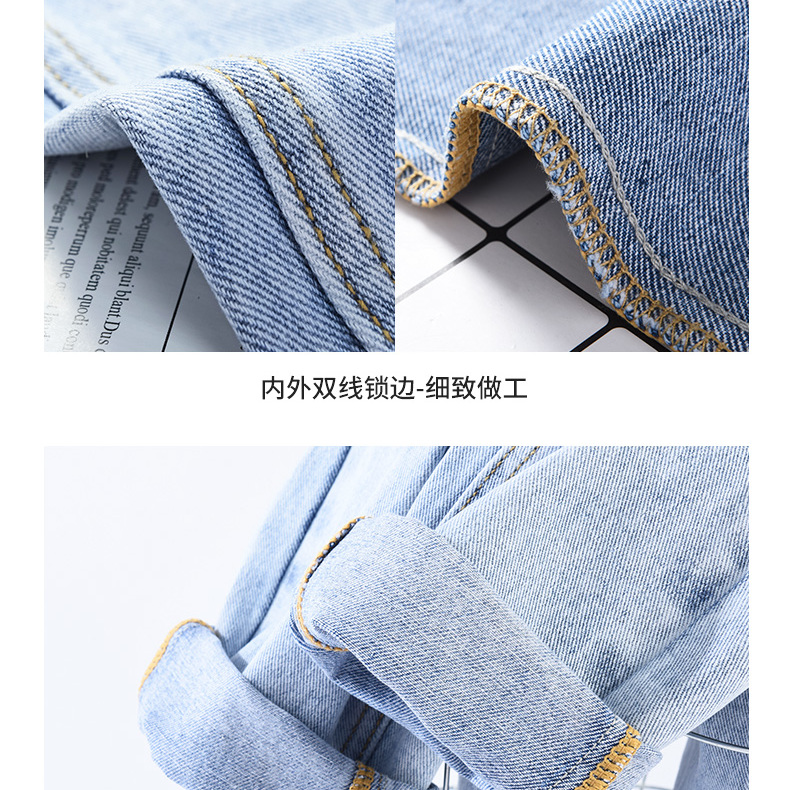 Quần Jeans Nữ Dài Lưng Cao Ống Đứng Thời Trang Hàn 2018
