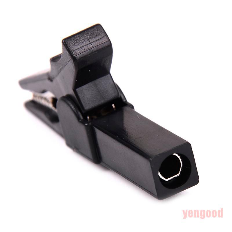 Set 4 kẹp cá sấu 55mm + phích cắm bắp chuối 4mm