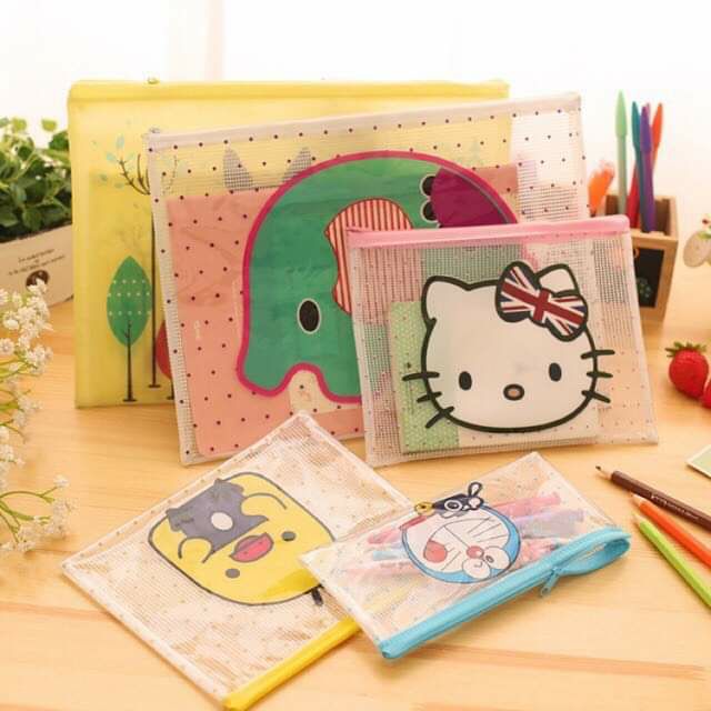 Túi lưới đựng bút A5