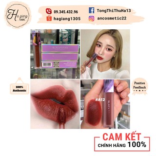 [Đủ 17 màu]Son Kem Lì Black Rouge màu 12 nâu đỏ son blackrouge a12