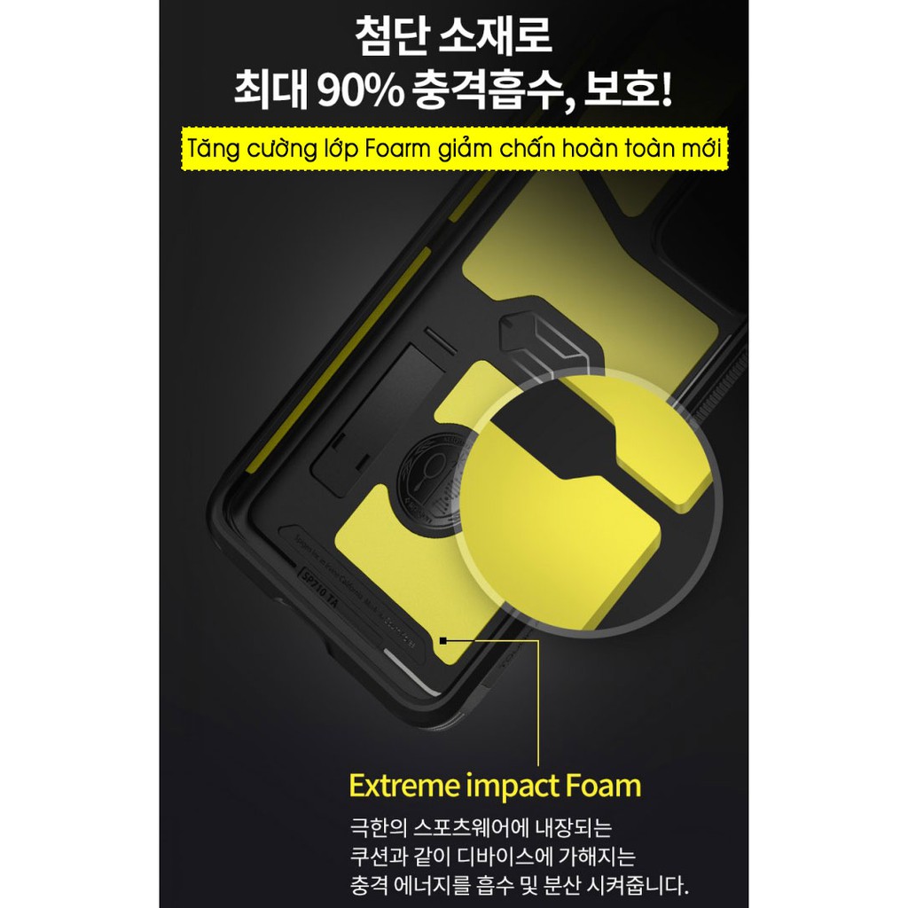 Ốp lưng S21 Ultra Spigen Tough Armor XP chống va đập tốt nhất - Hàng Chính Hãng.