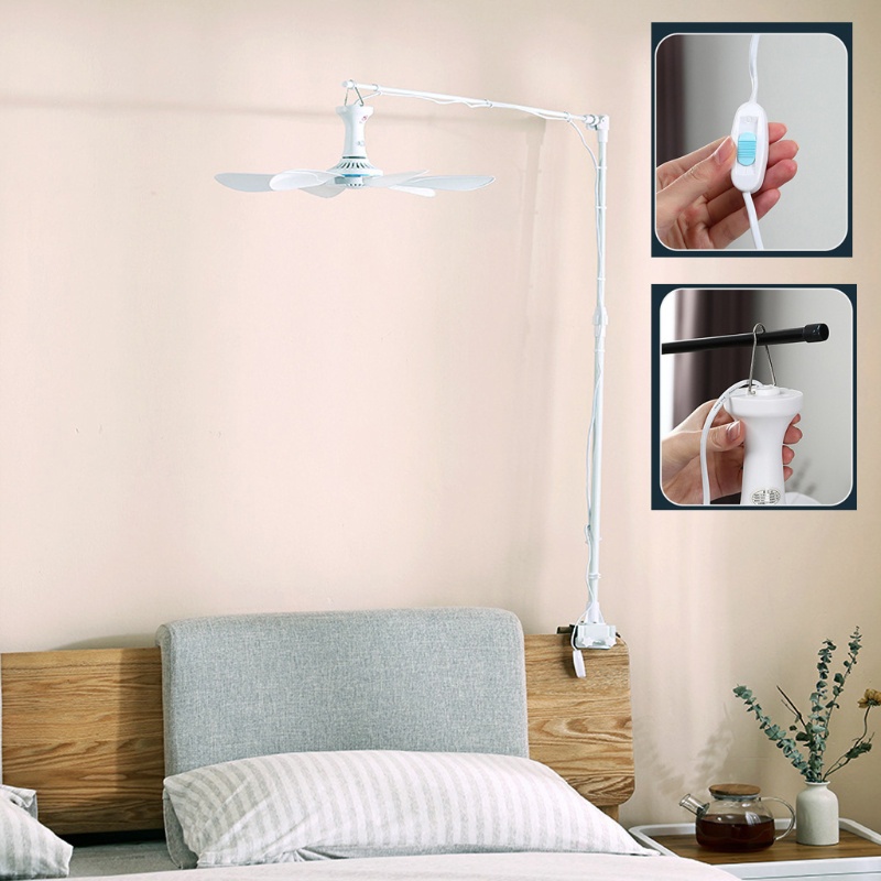 Quạt Trần Mini 10w 425mm Ac 220v
