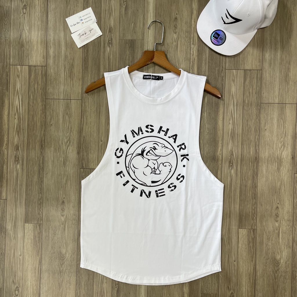 Áo tank top nam tập gym DO GYM SHOP chất thun thoáng mát khi chơi thể thao, mặc nhà