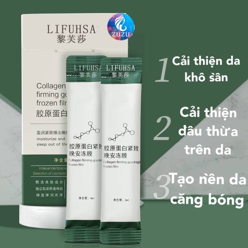 Mặt nạ ngủ collagen, mặt nạ dưỡng trắng giúp da căng bóng trẻ hoá làn da