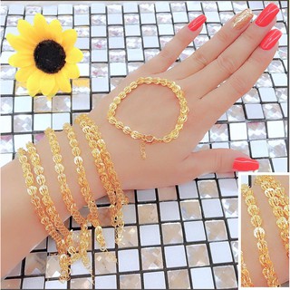 Lắc tay nữ ( Free size ) phụng xòe xi dát vàng 18k cao cấp - Mang đi chơi, đi tiệc rất đép