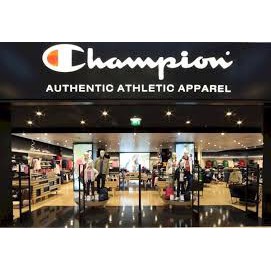 Decal Logo Sticker Patch in áo ủi trực tiếp lên vải chữ Champion trắng đỏ