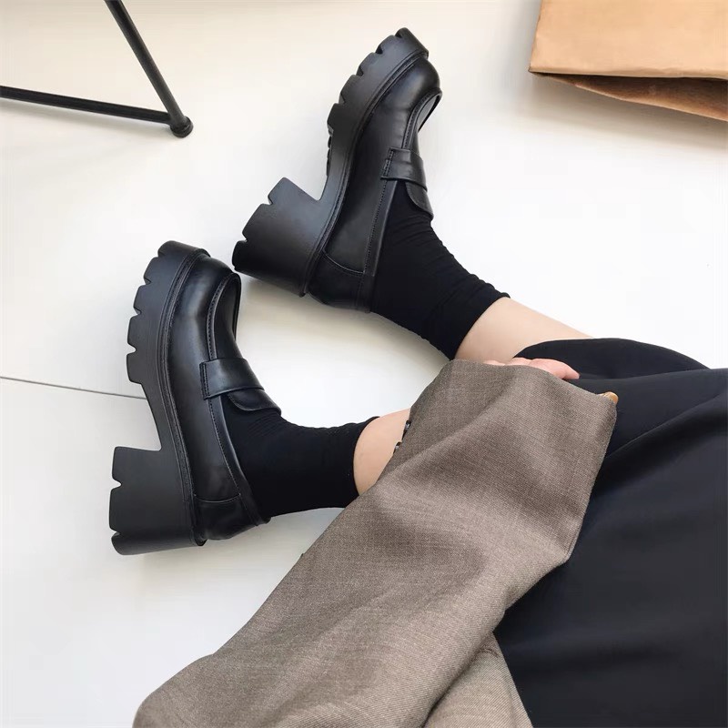 Giày Lolita nữ đế cao - giày Oxford nữ phong cách Ulzzang