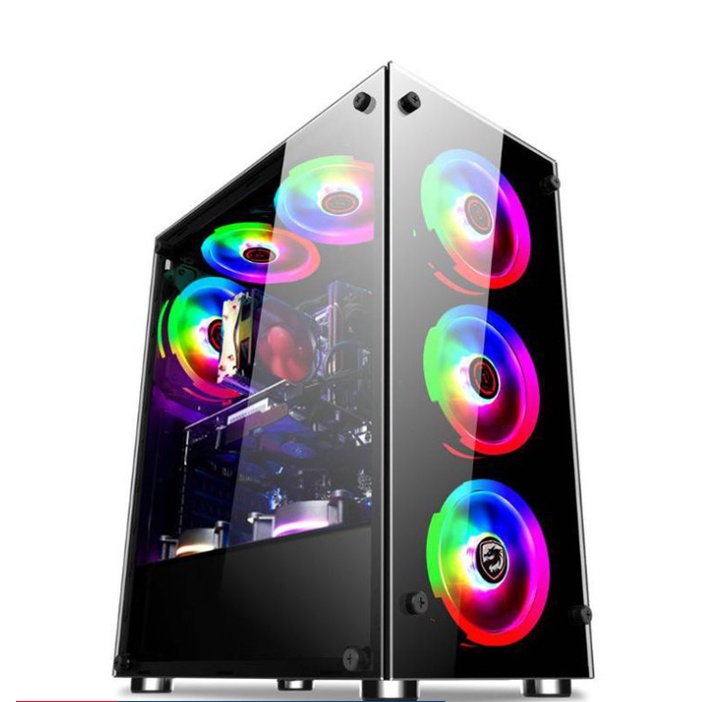 Case giả lập 14-16 Nox, Main X79 cpu E5 2670v2 , Ram 48GB, SSD 240G,Nguồn Z600 ,Card