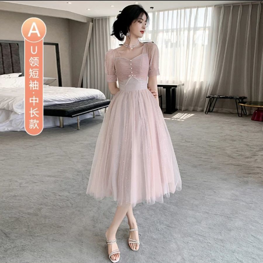Đầm Phù Dâu Thiết Kế Mới Xinh Xắn Thời Trang Dành Cho Nữ