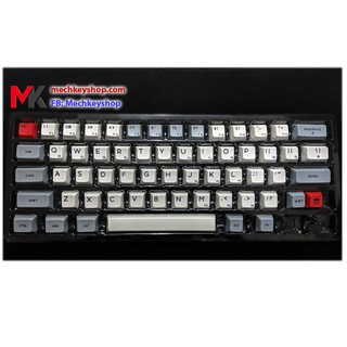 Bộ nút Keycap GK64 GK64s chất liệu PBT in Dye Sub (Xám sáng màu)