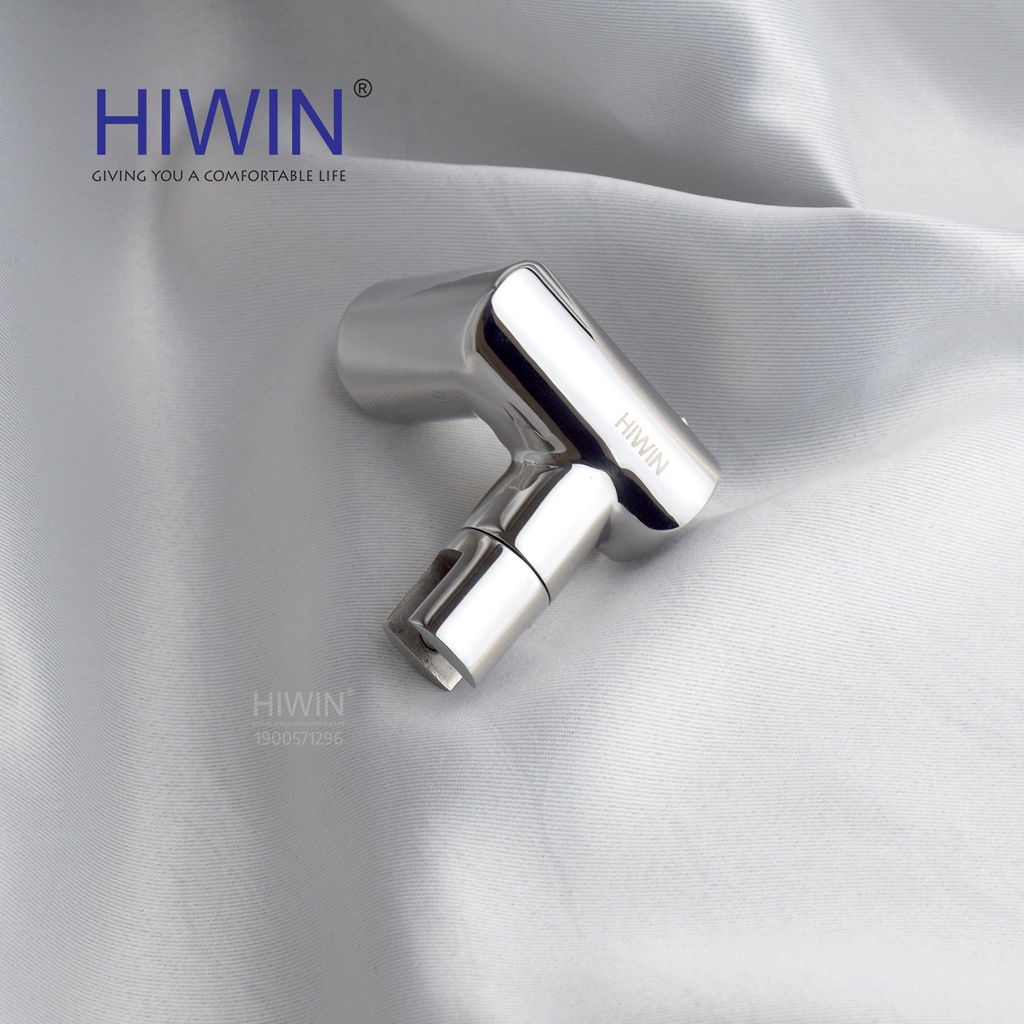 Chuyển góc 90 độ phòng tắm kính inox 304 mặt gương Hiwin SB-619