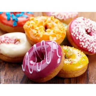 Hồ Chí Minh [Voucher] 06 Bánh Donut Sắc Màu Giá Cực Sốc tại Bánh Kem Thiên Thần