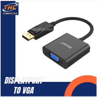 Cáp chuyển đổi Displayport sang VGA UNITEK Y-5118E chính hiệu