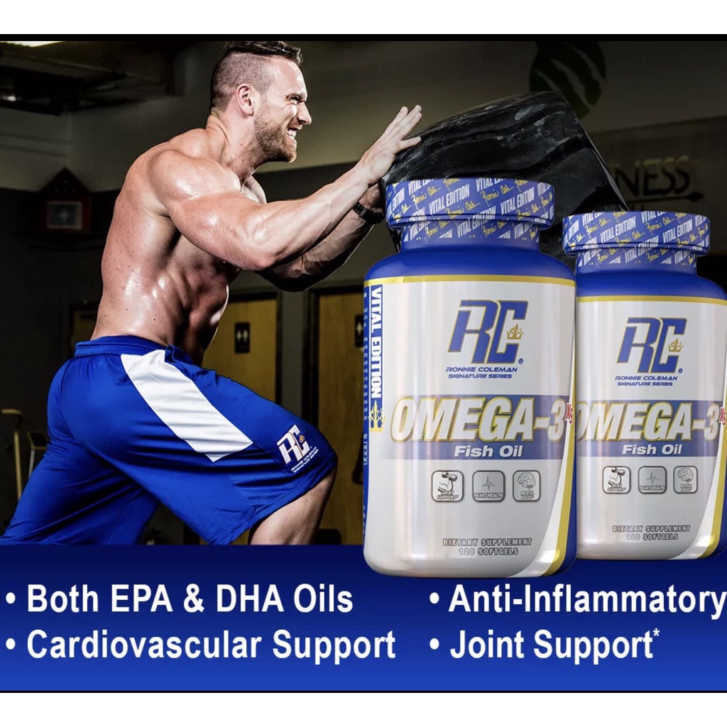 Omega 3 Cung Cấp Chất Béo Tốt Ronnie Coleman Omega XS ( 120 viên)