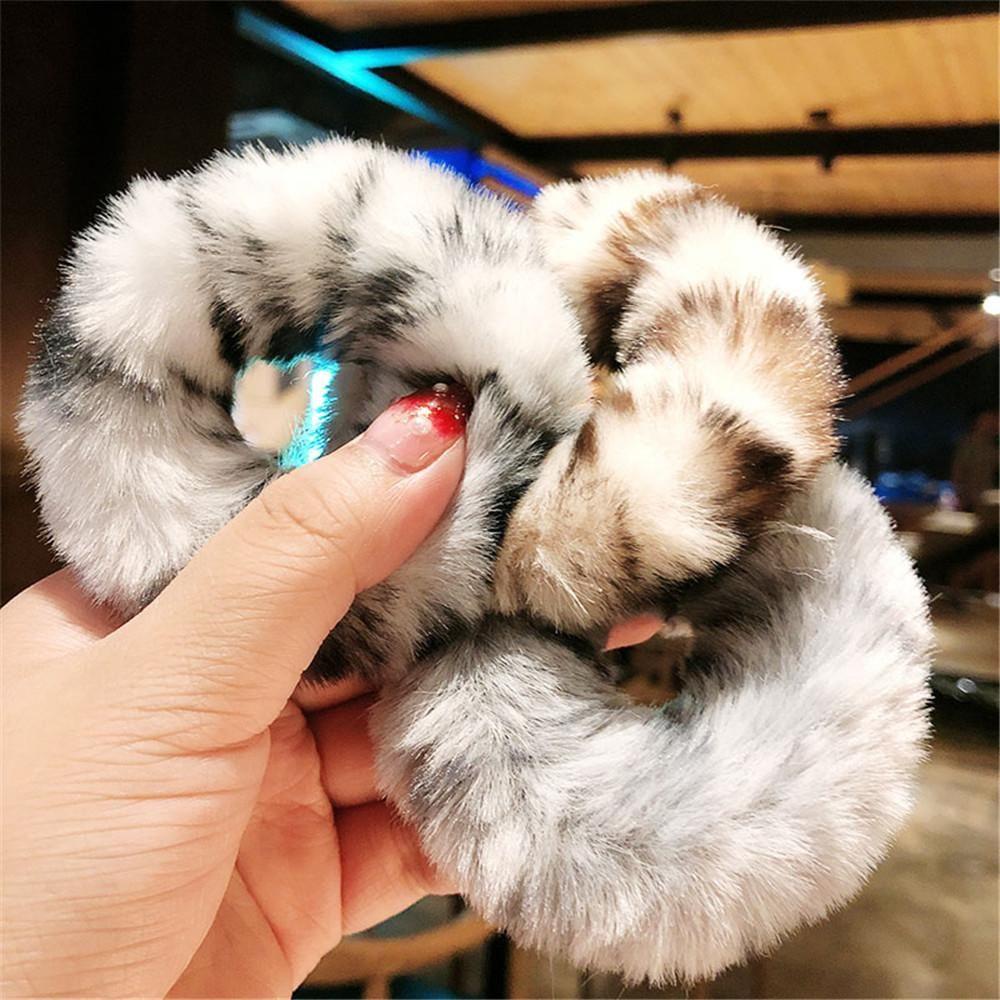 MAG Dây Cột Tóc Lông Chồn Giả Thời Trang