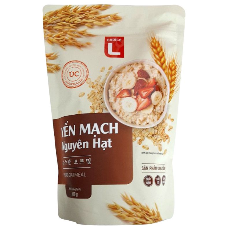 Yến Mạch Nguyên Chất/Nguyên Hạt/Gạo Lứt/Hạt Chia/Nếp Cẩm Túi 450G/500G - Choice L Chính Hãng