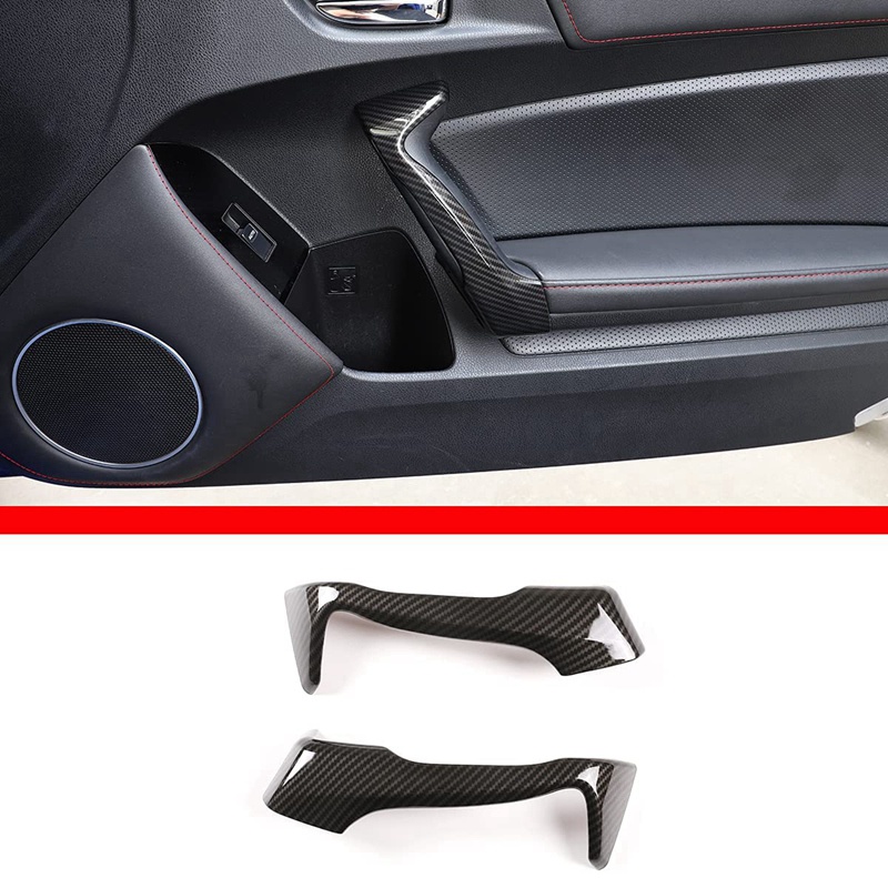 Khung Dán Trang Trí Tay Nắm Cửa Xe Hơi Subaru BRZ Toyota 86 2012-2020 Bằng ABS Sợi Carbon