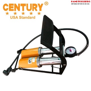 Bơm đạp 2 ống vàng century 902c