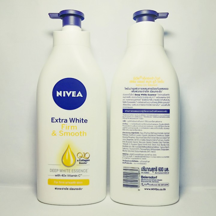 Dưỡng Thể Trắng Da Nivea Extra White 400ml - 600ml