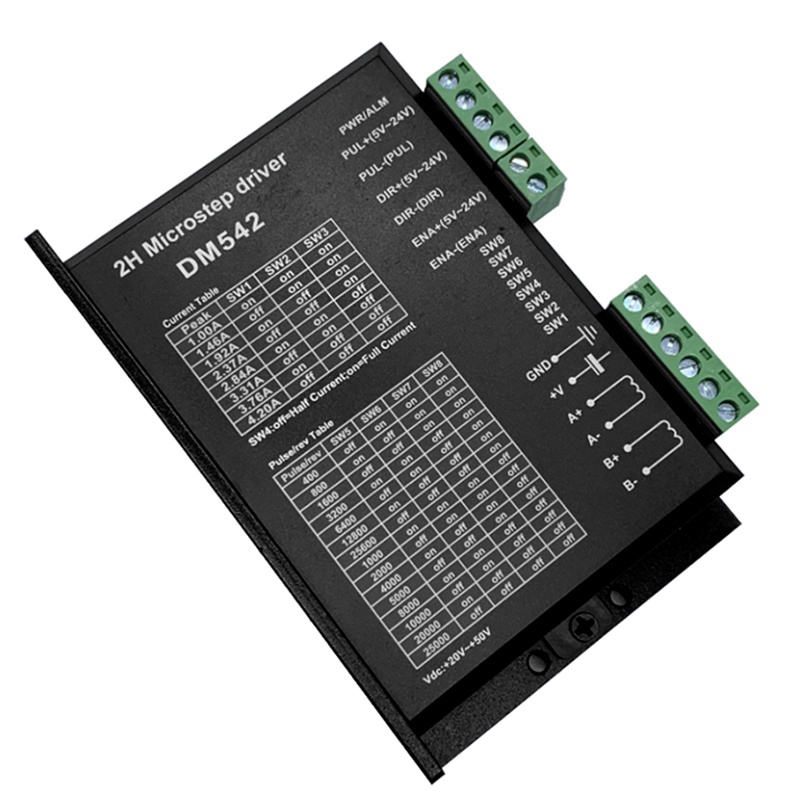 Bảng Mạch Điều Khiển Động Cơ Bước DM542 Cho Nema 17 Nema 23