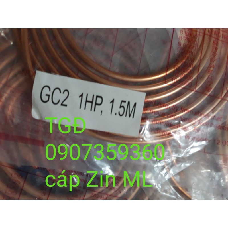 Cáp Zin Máy Lạnh 1Hp - 1.5Hp - 2.0Hp