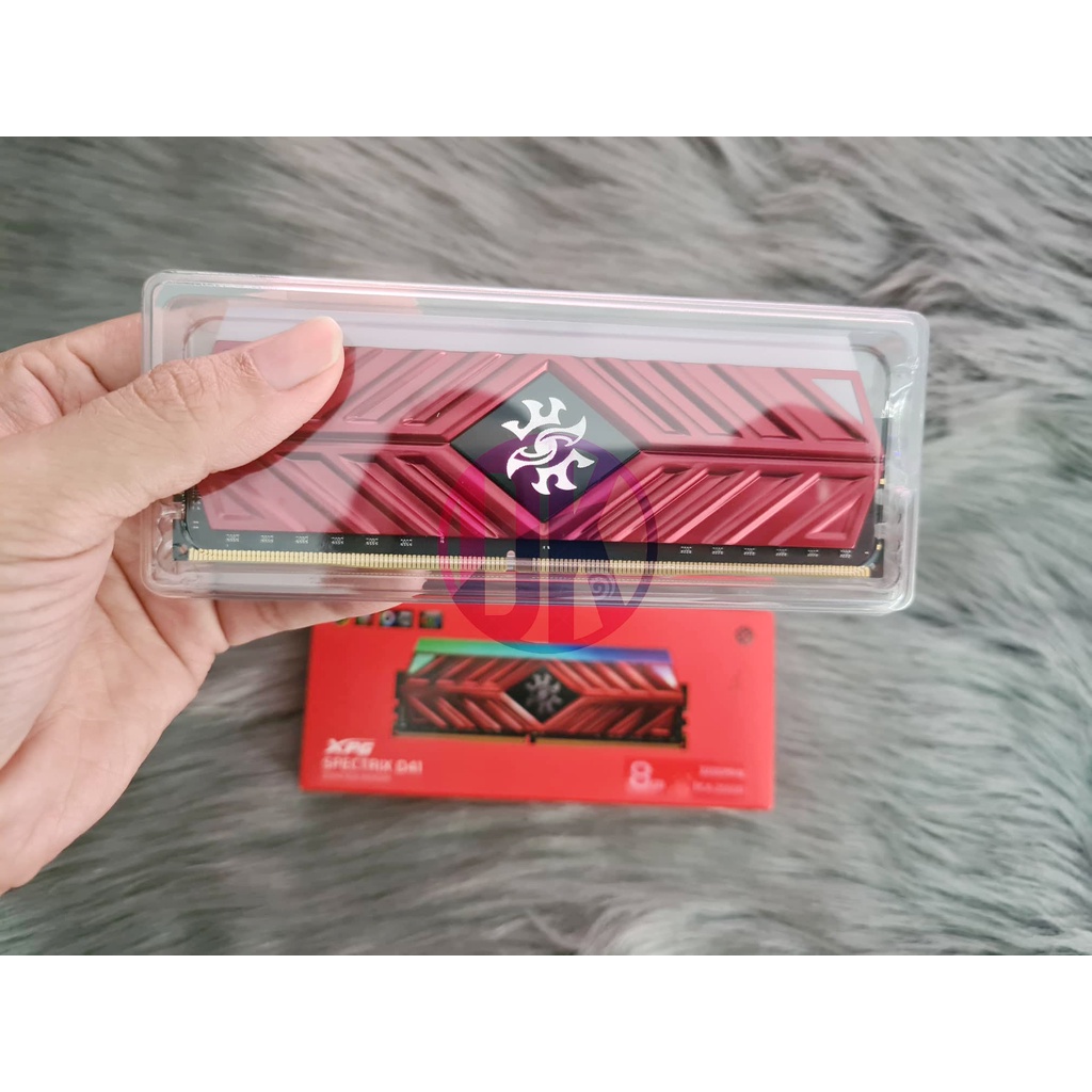 Ram máy tính_Ram ADATA SPECTRIX XPG D41,D50 RGB DDR4 8G buss 3200 new full box bảo hành 36 tháng