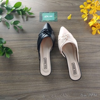 A7 - Sục nữ mũi nhọn da mềm kiểu xoắn chéo