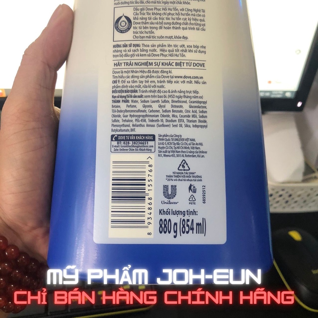 DẦU GỘI DOVE 880G