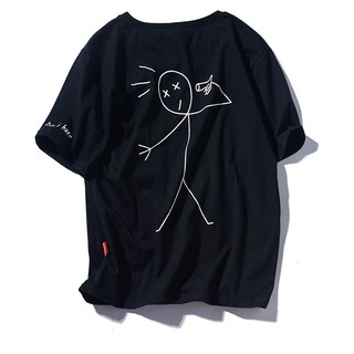 Áo thun unisex người gậy cá tính