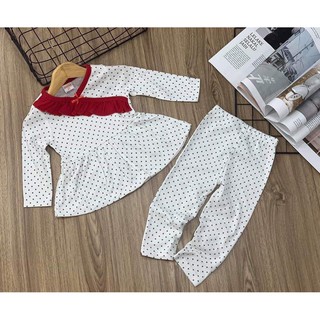 7 bộ cotton bé gái cotton 400k