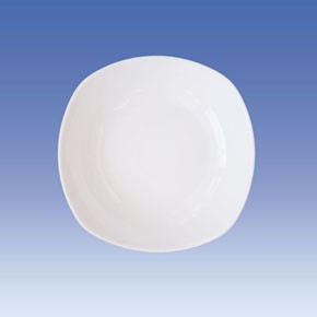 đĩa sứ vuông trắng