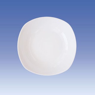 đĩa sứ vuông trắng