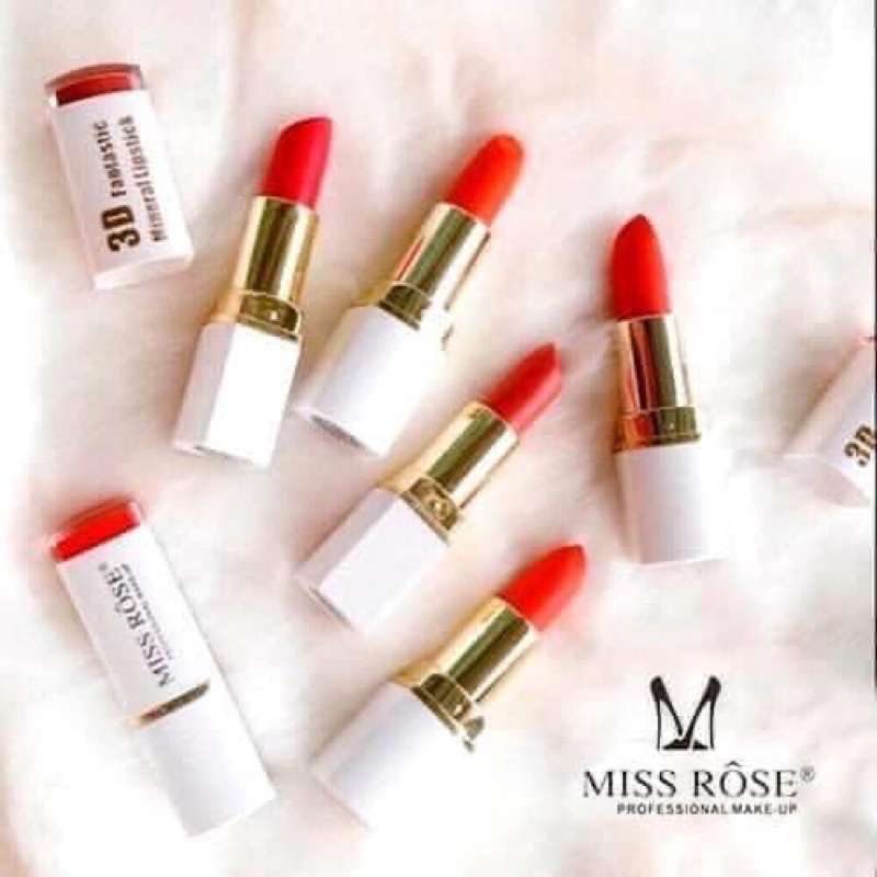 Son missrose trắng 3D