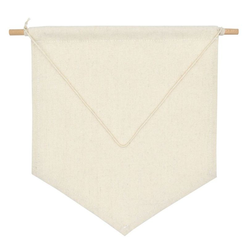 Lá cờ vải canvas dùng trưng bày ghim cài trang trí tường