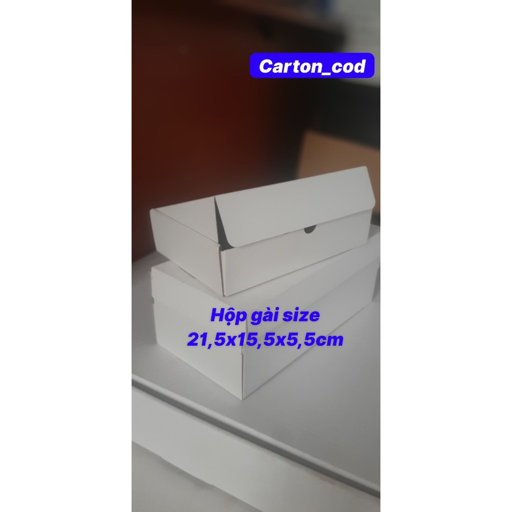 HỘP GÀI SIZE 21,5X15,5X5,5CM, ĐỰNG QUẦN ÁO, QUÀ TẶNG